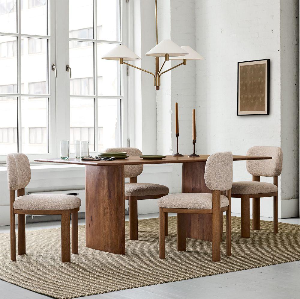 Anton Solid Wood Dining Table (183 cm)