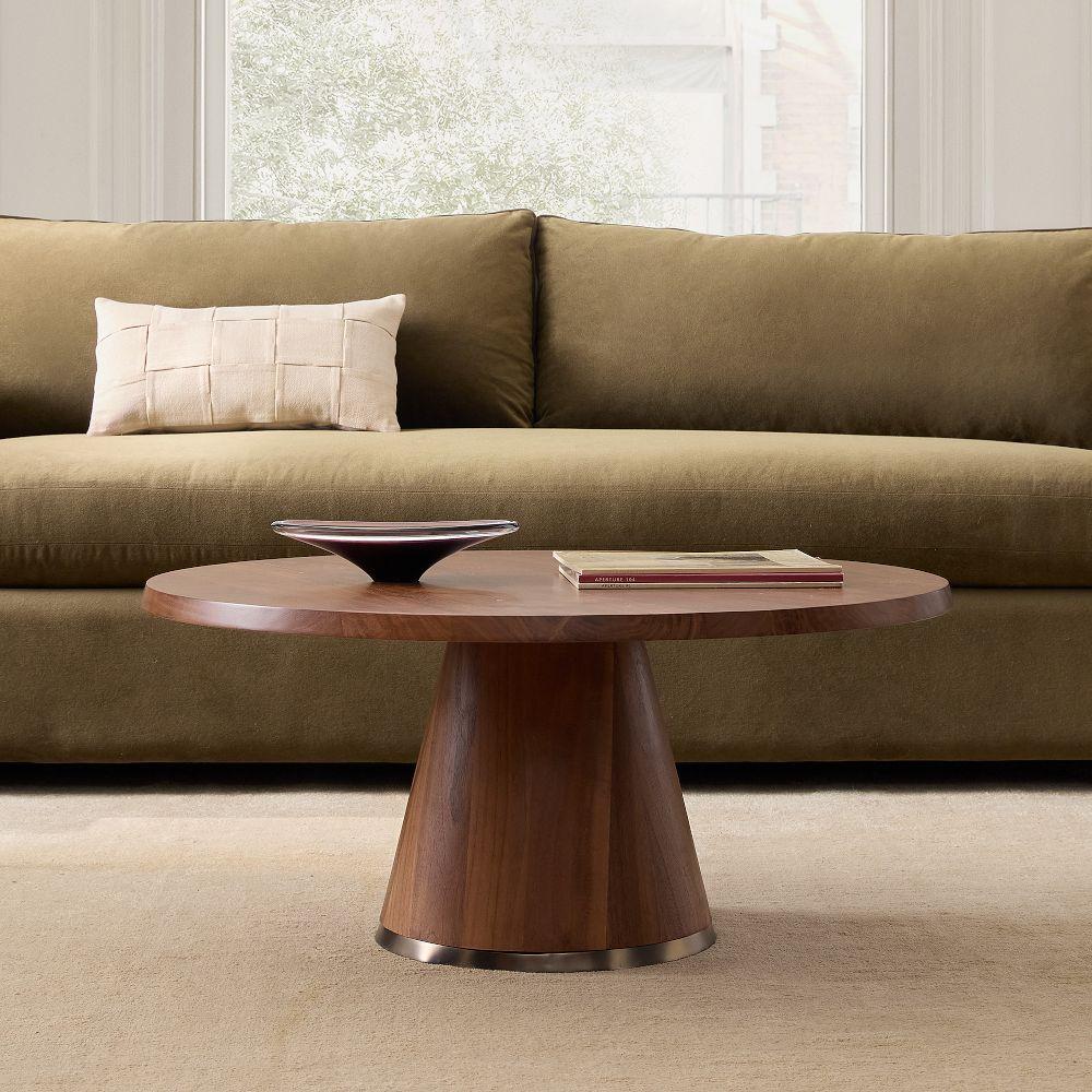Aubin Round Pedestal Coffee Table (91 cm)
