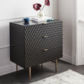 Audrey 3-Drawer Dresser - Charcoal
