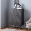 Audrey 5-Drawer Chest - Charcoal