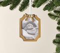 Pottery Barn Kids Ava Ribbon Frame Ornament