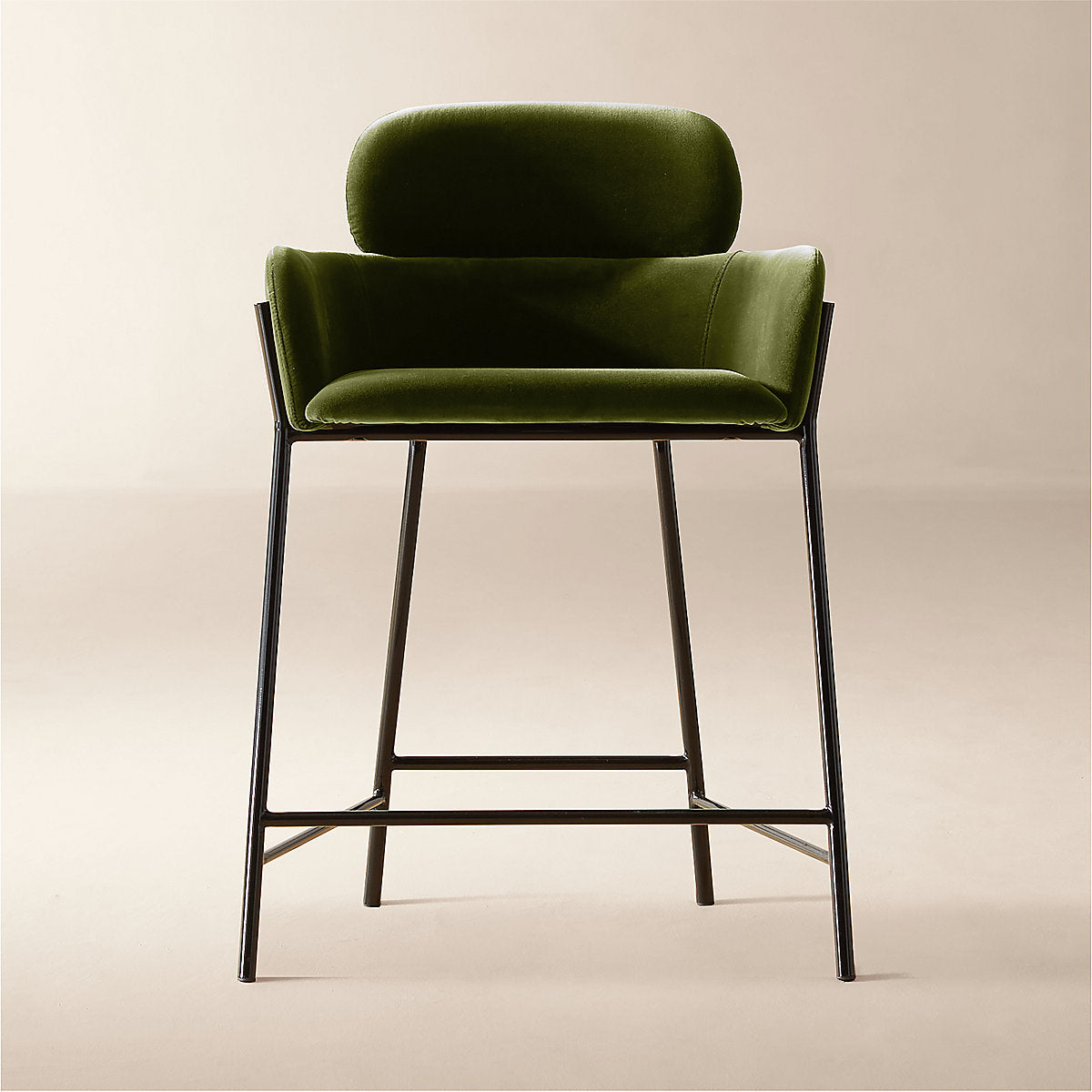 Azalea Green Velvet Dining Chair