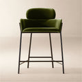 Azalea Green Velvet Dining Chair Set of 4