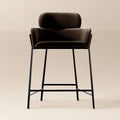 Azalea Mink Grey Velvet Dining Chair