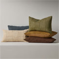 Washed Basketweave Cushion Cover
