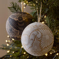 Artisan Carved Gourd Baubles