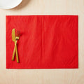 Belgian Flax Linen Placemat Set - Lined (Set of 2)