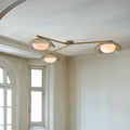 Bezel 3-Light Perforated Metal Flush Mount (152 cm)