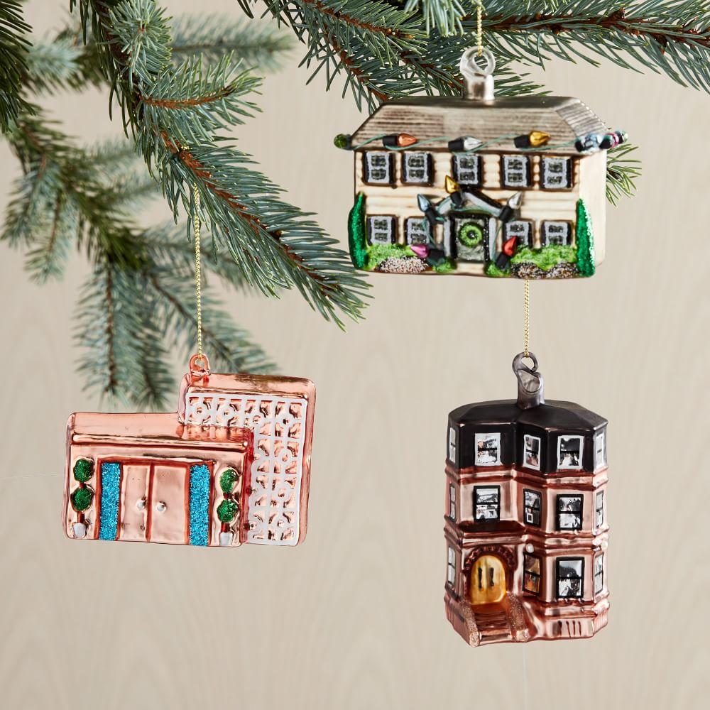 Blown Glass Building Baubles