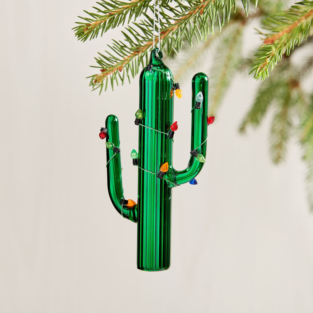 Blown Glass Cacti Bauble