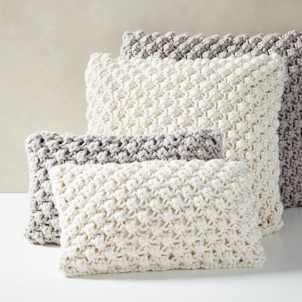 Bobble Knit Cushion Covers