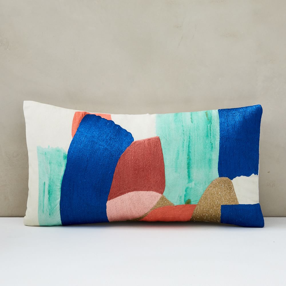 Bold Brushstrokes Cushion Cover