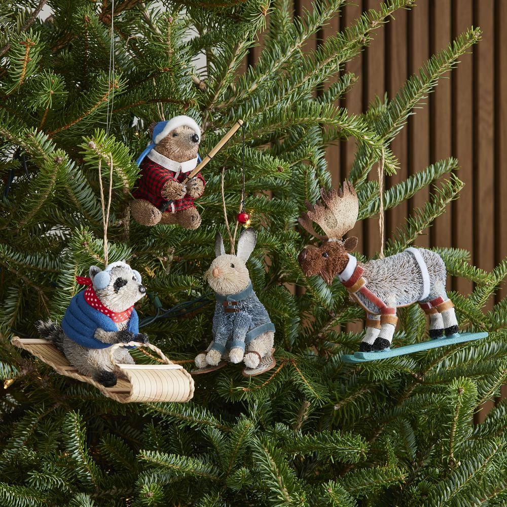 Bottlebrush Dapper Animal Baubles
