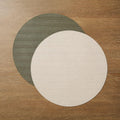 Braid Textured Easy-Care Round Placemats