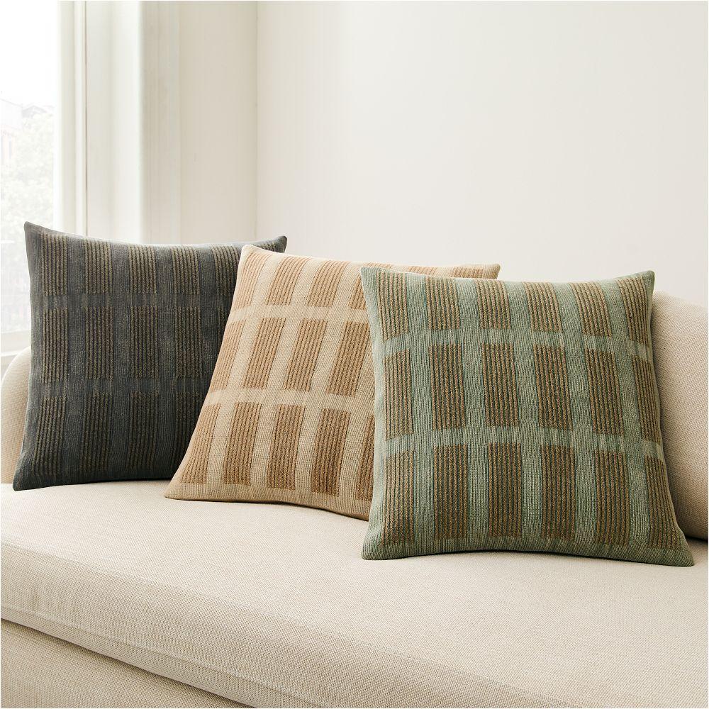 Brick Grid Cushion Cover