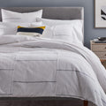 Broken Lines Belgian Flax Linen Cotton Duvet Cover & Pillowcases