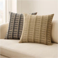 Broken Silk Wide Stripe Cushion Cover