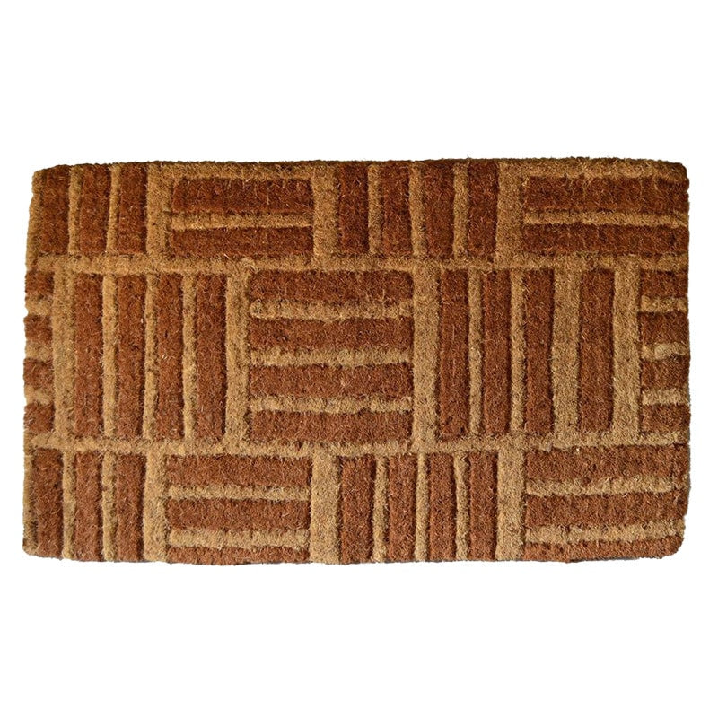 Criss Cross Coir Door Mat Door Mat