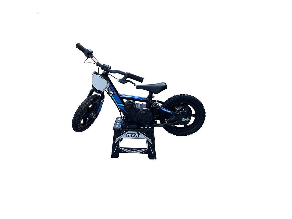 Revvi Foldable Bike Stand – For use with Revvi 12″ + 16″ and 16″ Plus Bikes