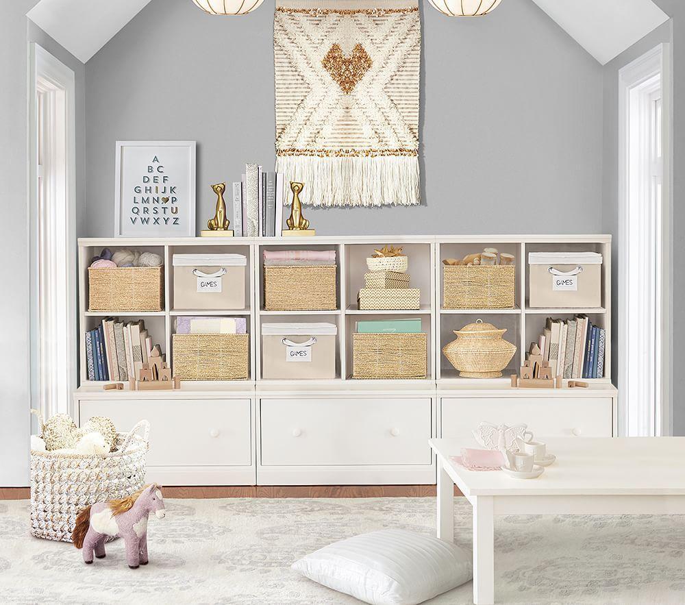 Pottery Barn Kids Cameron Low Cubby Wall System