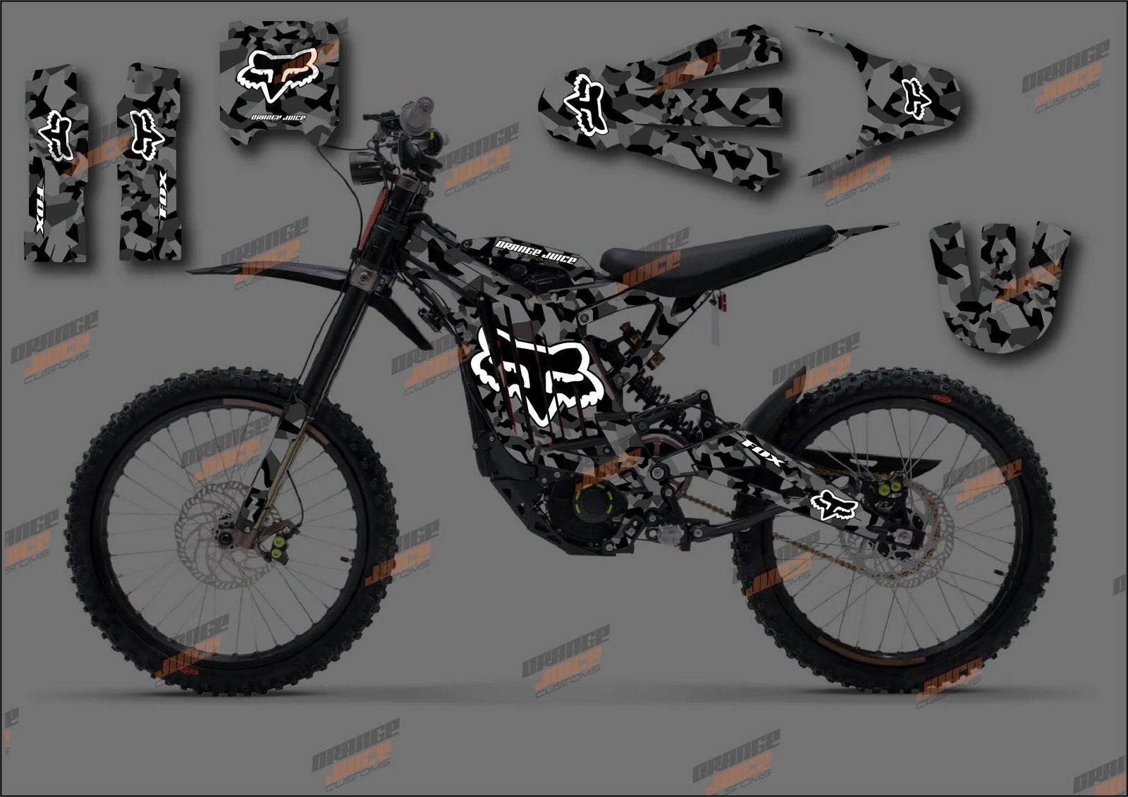 SUR RON FULL COVERAGE GRAPHICS KIT  – FOX RACING