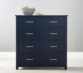 Camp Tall Chest of Drawers, Navy