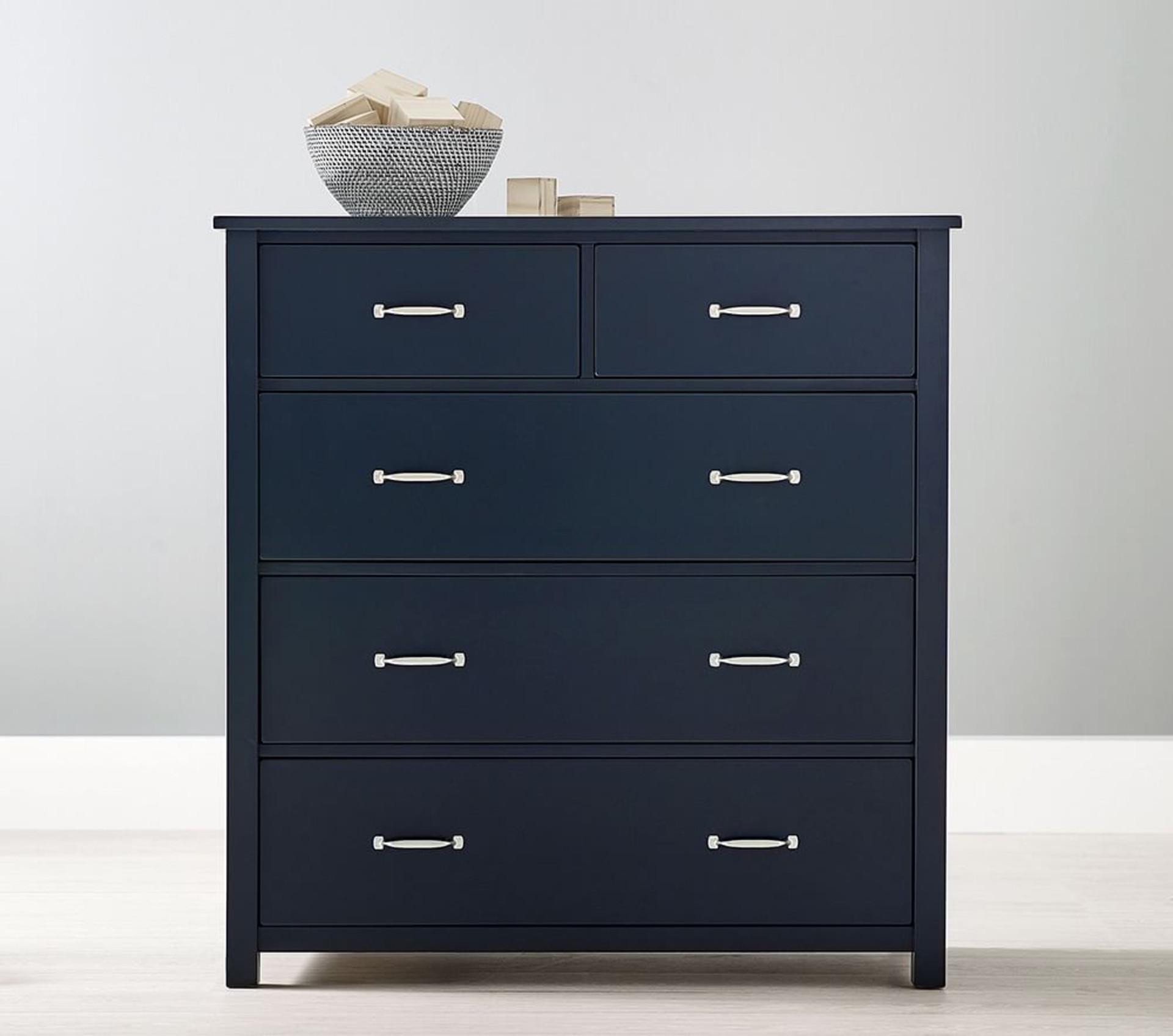 Camp Tall Chest of Drawers, Navy