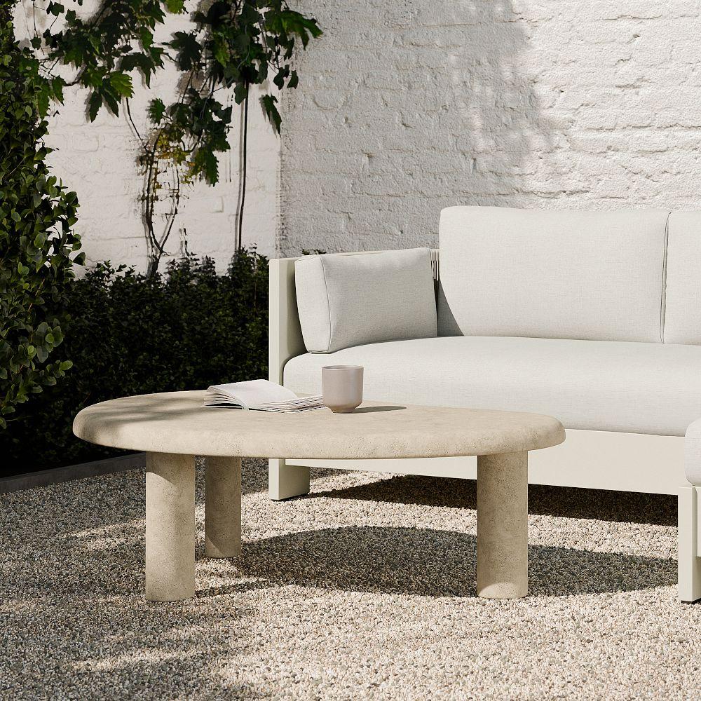 Cannellini Concrete Outdoor Coffee Table (120 cm)