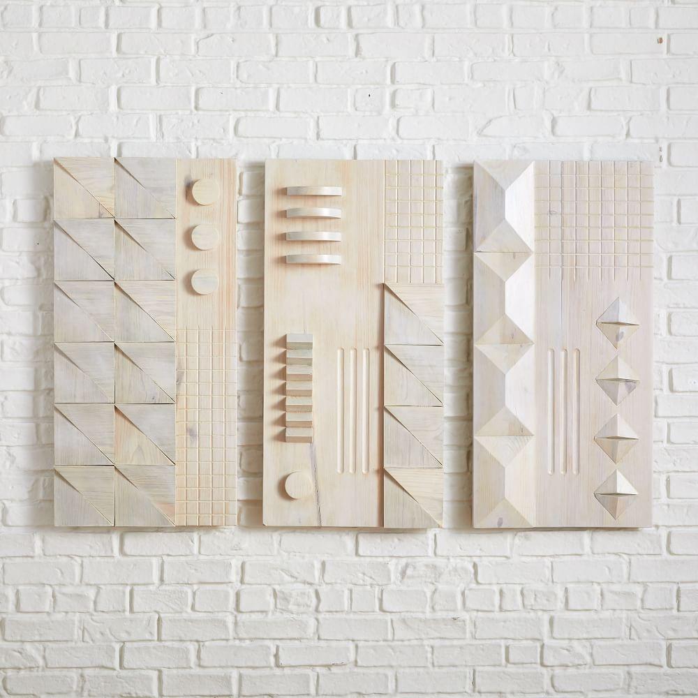 Diego Olivero Carved Wood Wall Art