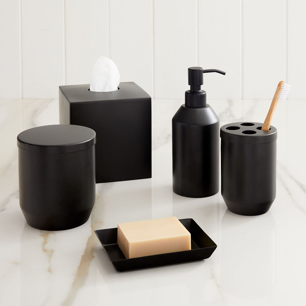 Caspian Metal Bath Accessories
