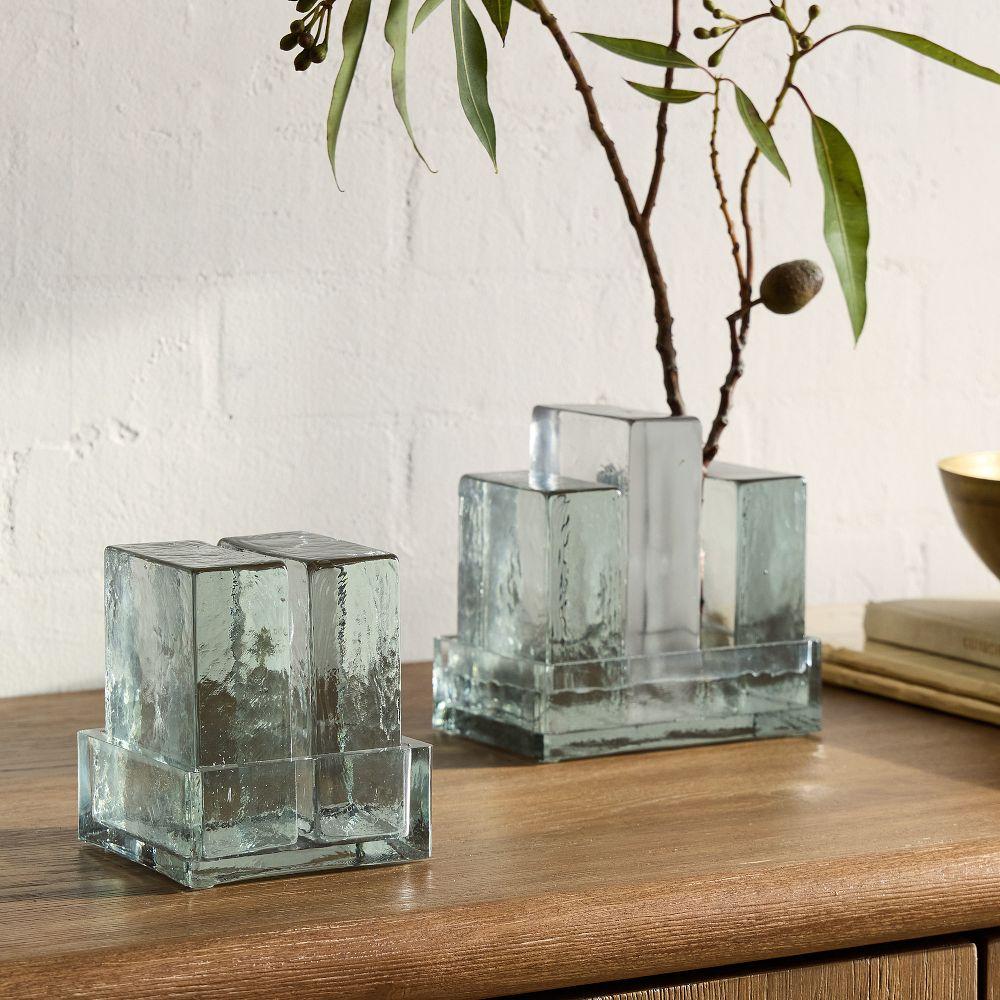 Cast Glass Vases