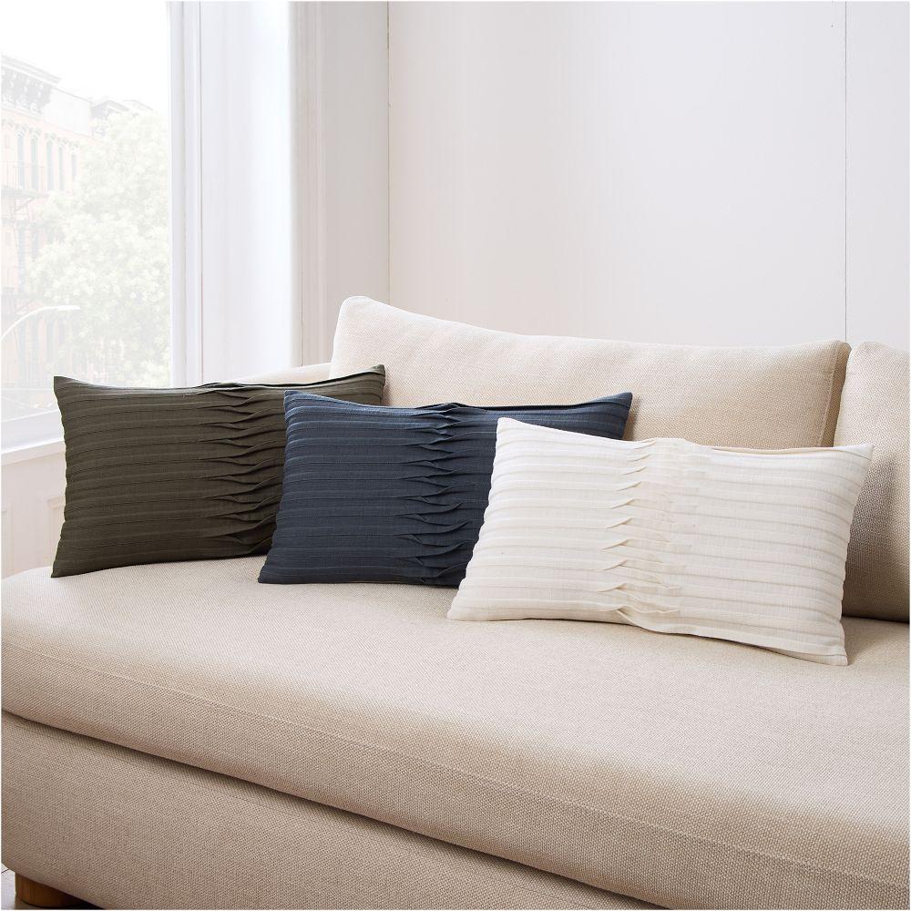 Centred Pleat Cushion Cover