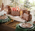Pottery Barn Handcrafted Ceramic Gingerbread Train