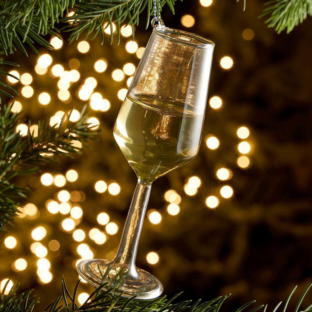 Champagne Glass Bauble