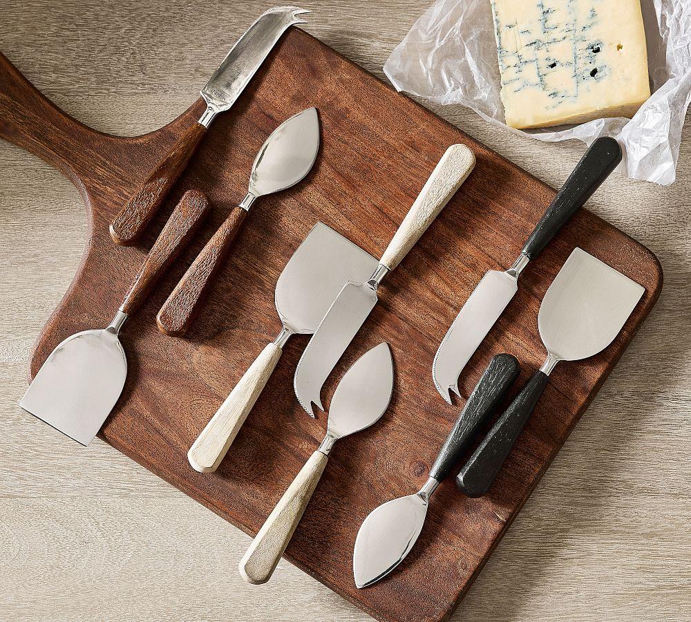 Pottery Barn Chateau Wood Cheese Knives – Set of 3