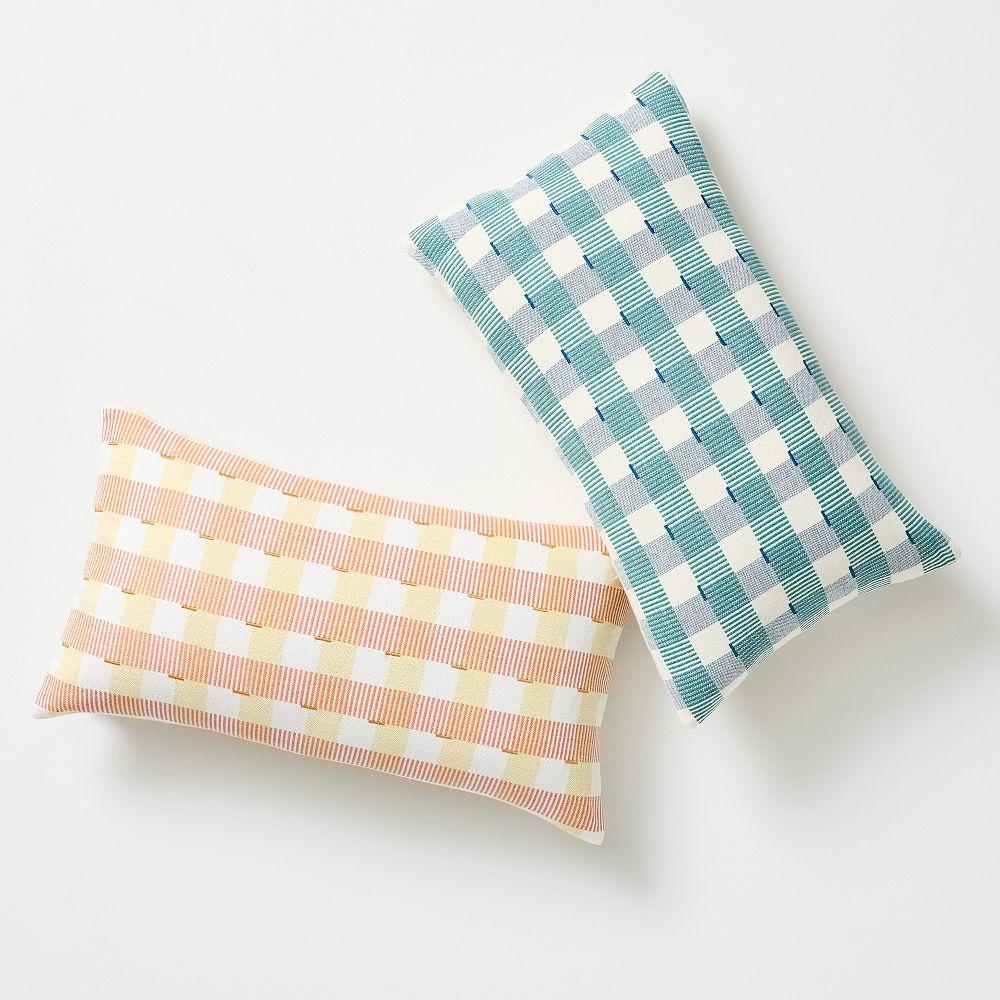 Check & Stripe Cushion Cover