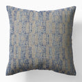 Checkered Ikat Cushion Cover - Mist Blue