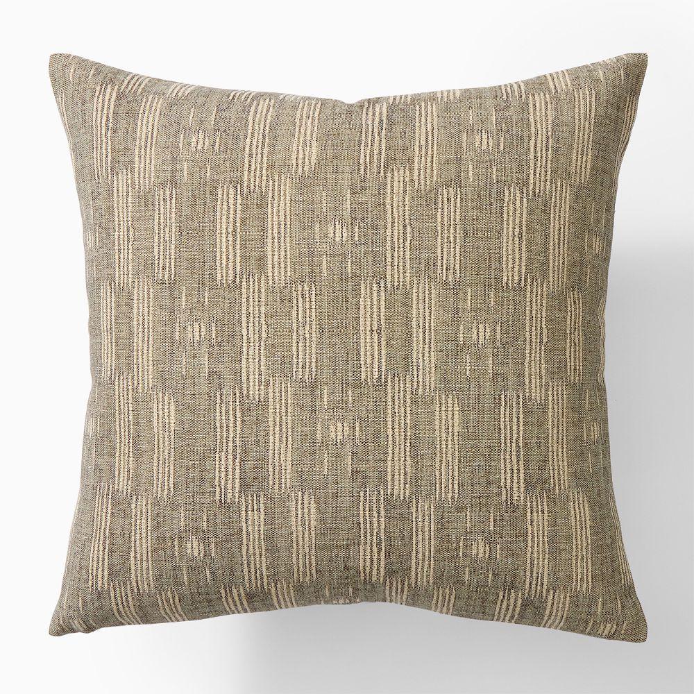 Checkered Ikat Cushion Cover