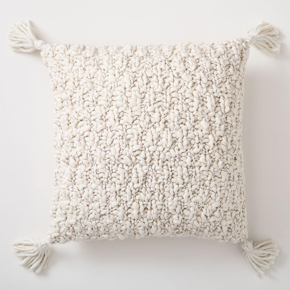 Chunky Marl Knit Cushion Cover