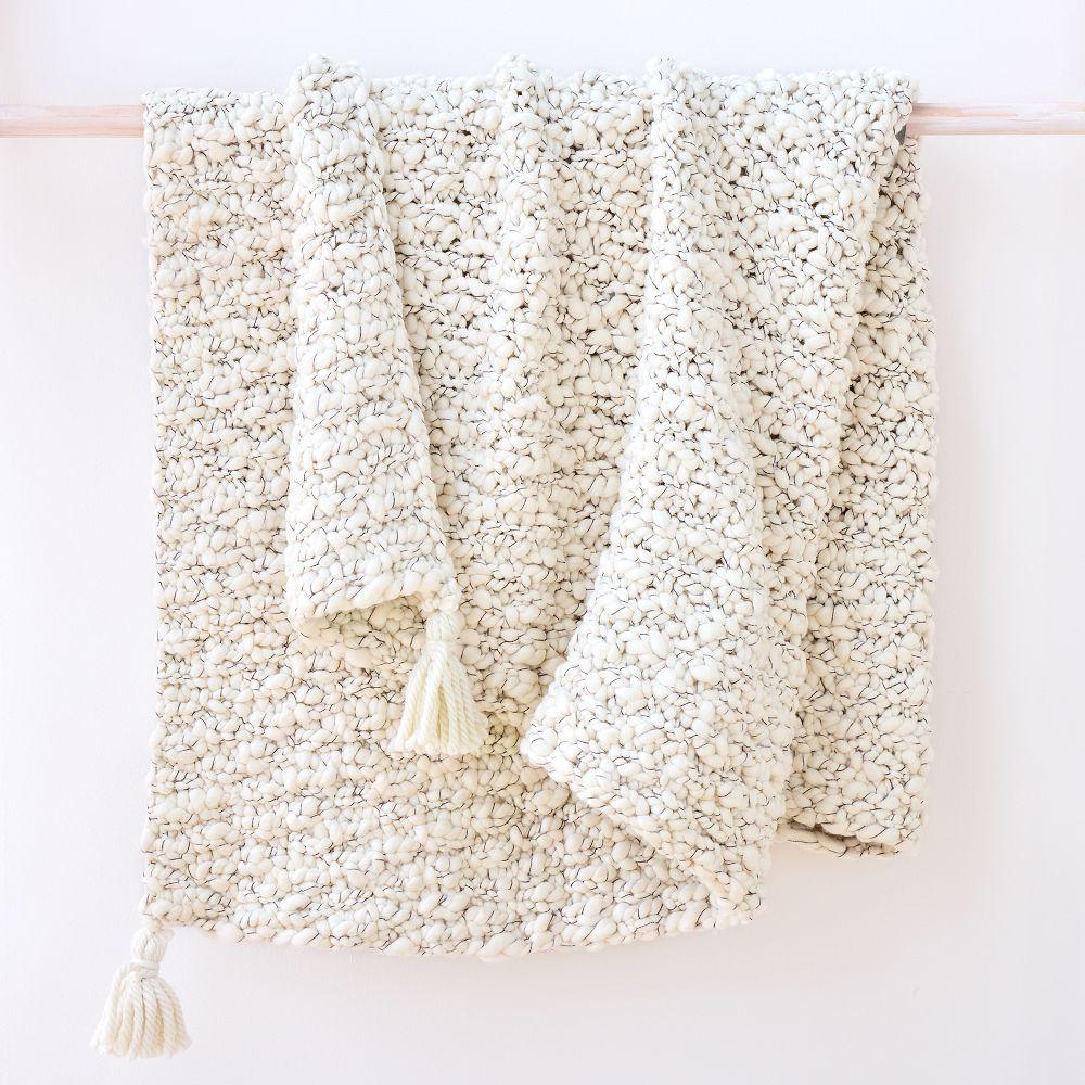 Chunky Marl Knit Throw