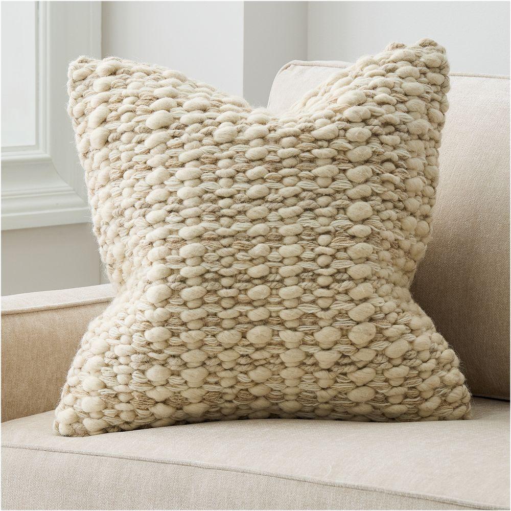 Chunky Paddle Woven Cushion Cover