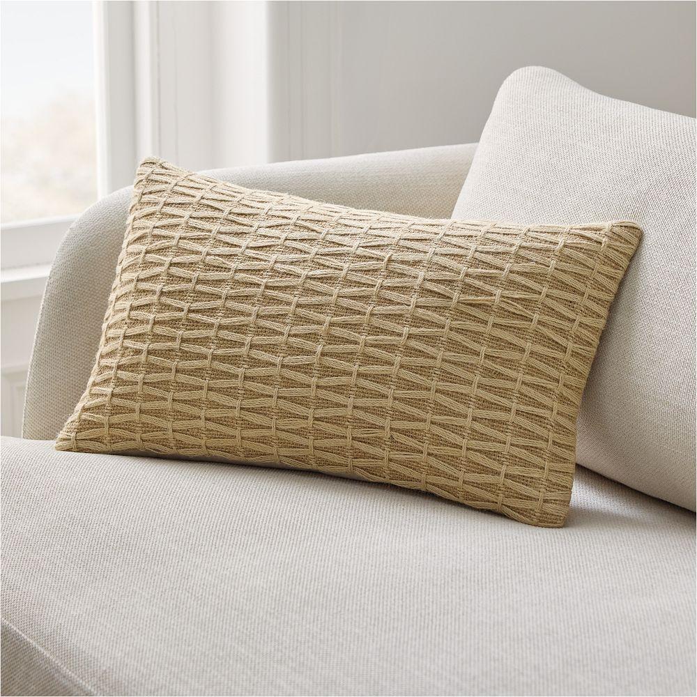 Chunky Woven Jute Cushion Cover
