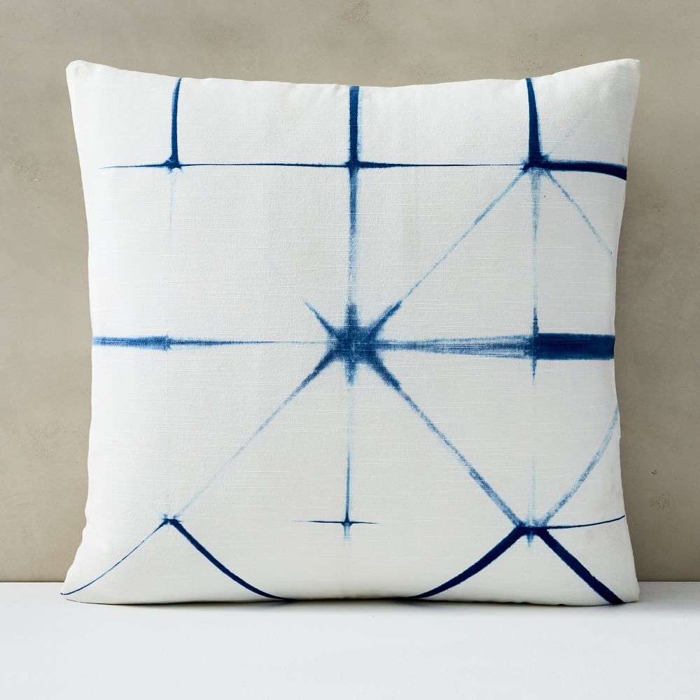 Clamped Tie-Dye Cushion Cover