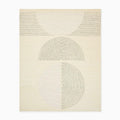 Contiguous Circles Wool Rug