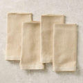 Contrast Border Metallic Napkin Sets – Gold
