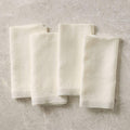 Contrast Border Metallic Napkin Sets – Silver