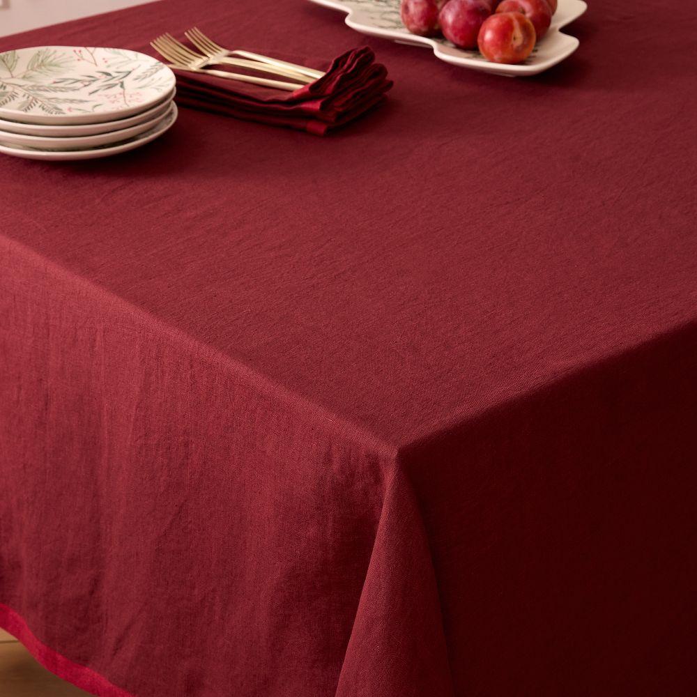 Contrast Border Tablecloth