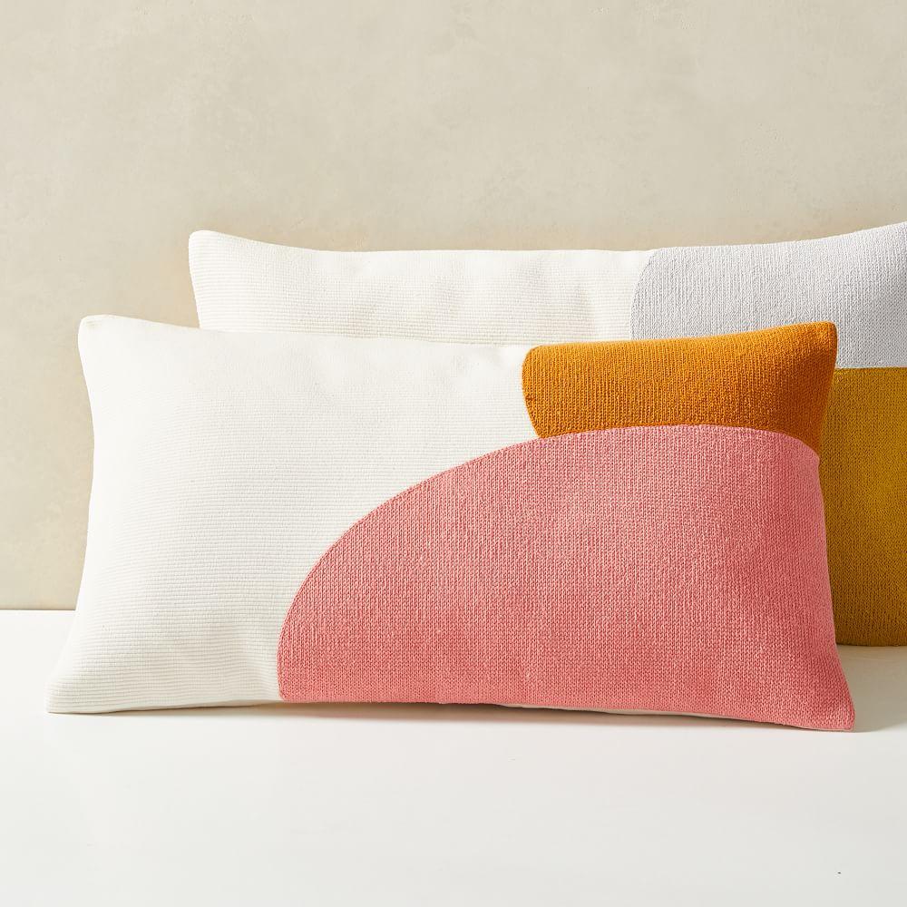 Corded Colour Shapes Cushion Cover