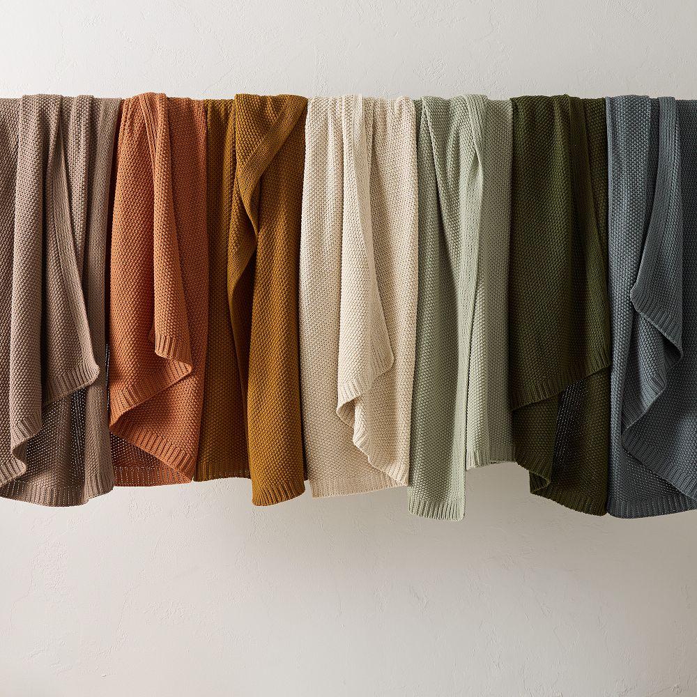 Cotton Knit Throws