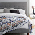 Organic Cotton Ribbon Stripe Blanket